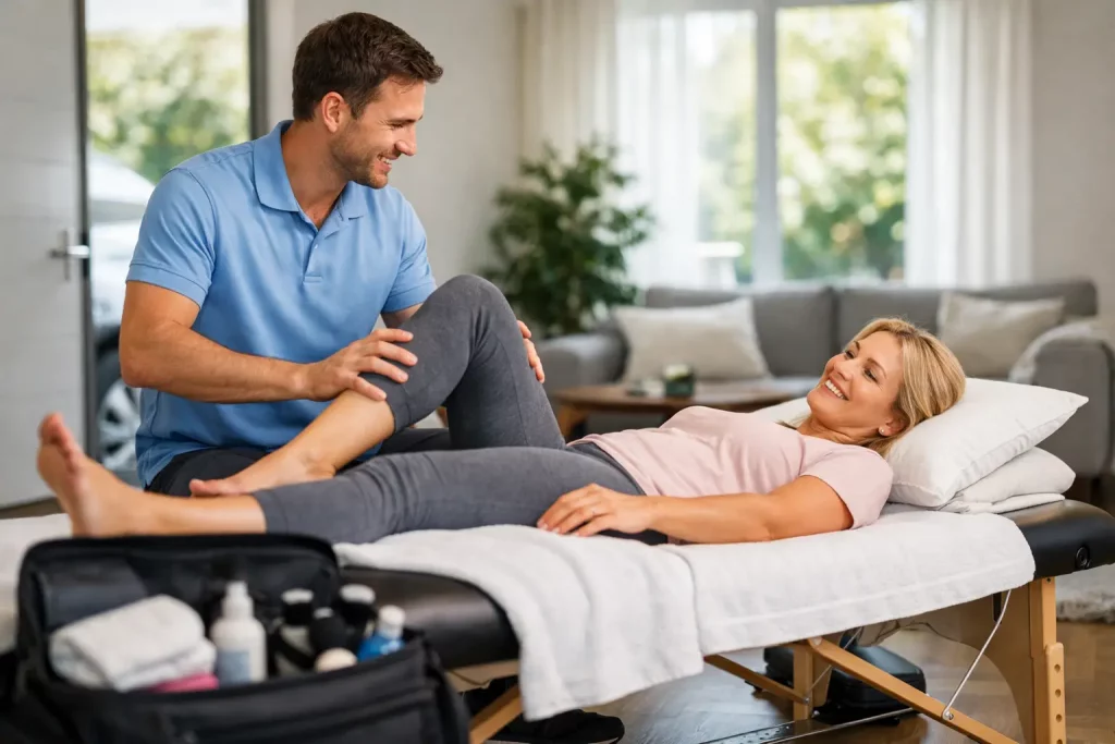 Fünf Vorteile mobiler Physiotherapie im Alltag