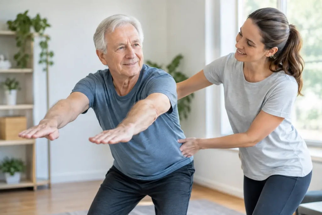 Beweglichkeit bei Parkinson fördern im Alltag